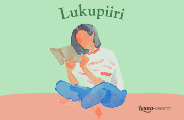 Nainen lukemassa risti-istunnassa kirjaa.